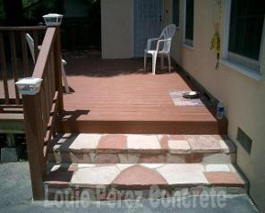 Newly Built Deck and Stairs
