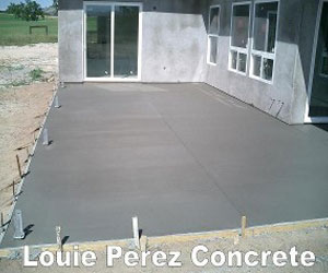Concrete Floor Outside a House