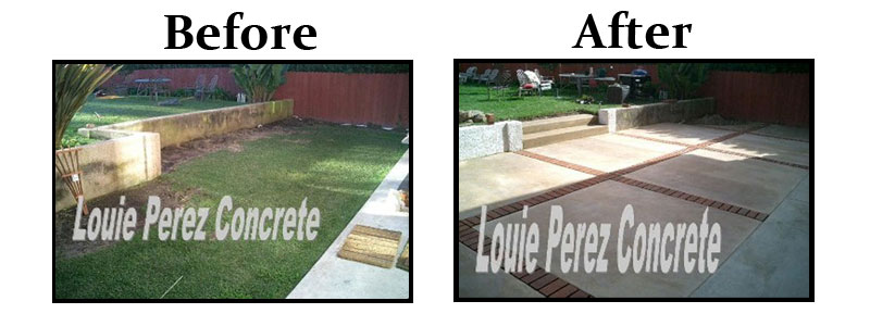 Before and After Grass Lawn