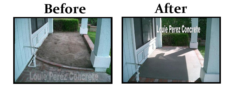 Before and After Concrete Flooring